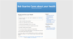 Desktop Screenshot of bobguarinocares.com