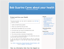 Tablet Screenshot of bobguarinocares.com